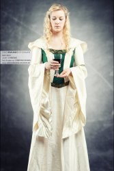 Mittelalter Fantasy Hochzeitskleid - Herr der Ringe